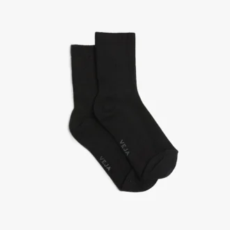 Alltagssocken Baumwolle Jet Black