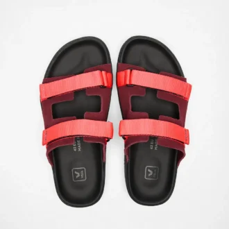 Arpoador Wildleder Amarante Rose Fluo Schwarz