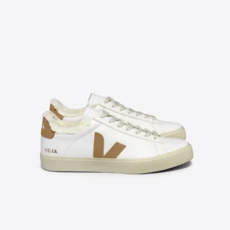 Campo Fured Leder White Desert