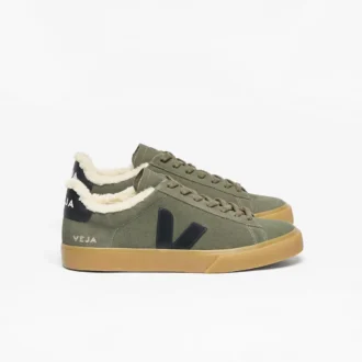 Campo Fured Wildleder Mud Black Natural