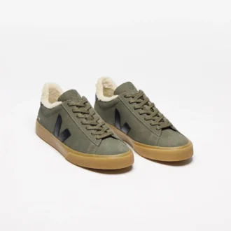 Campo Fured Wildleder Mud Black Natural