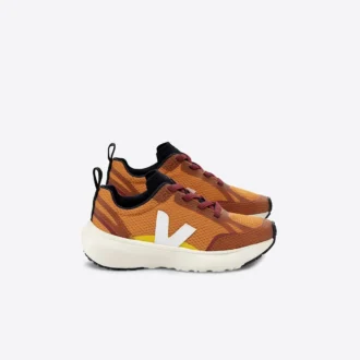 Canary Elastic Laces Alveomesh Pumpkin White