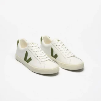Esplar-Leder Weiß Kiwi