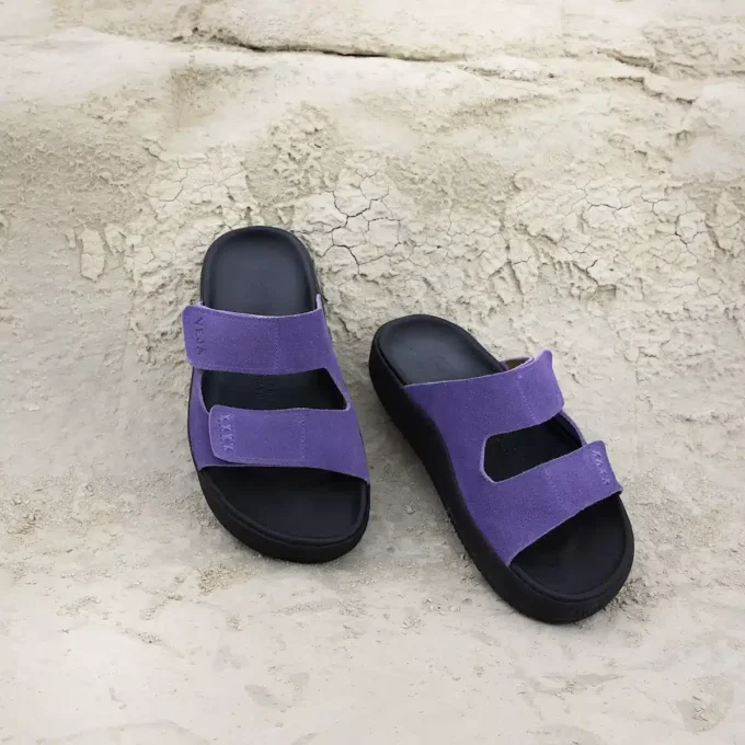 Etna Wildleder Acai Schwarz