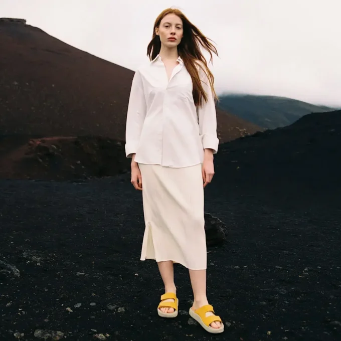 Etna Wildleder Safran Mandel Etna Wildleder Safran Mandel