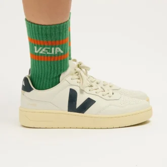 Iconic Socks Baumwolle Grün Weiß Orange