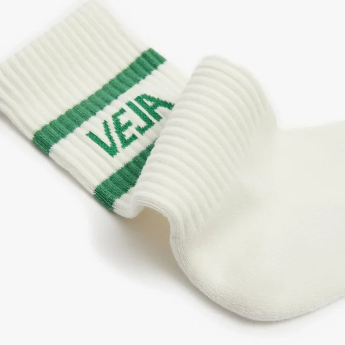 Iconic Socks Baumwolle Weiß Grün
