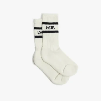 Iconic Socks Baumwolle Weiß Schwarz