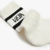 Iconic Socks Baumwolle Weiß Schwarz