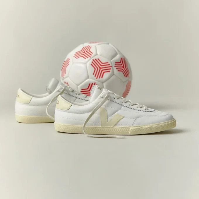 Panenka Leder Weiß Calcaire