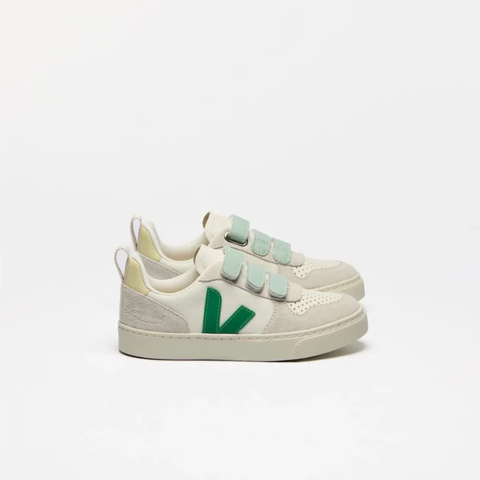 V-10-Leder Veja X Bonpoint Pure Emeraude V-10-Leder Veja X Bonpoint Pure Emeraude
