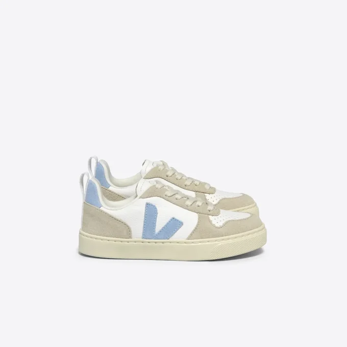 V-10 Leder Weiß Stahl Mandel V-10 Leder Weiß Stahl Mandel