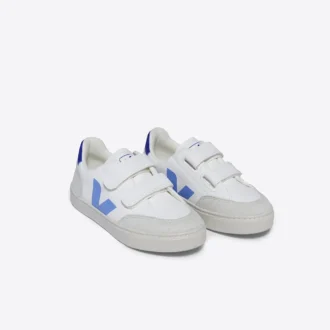 V-12 Leder Weiß Aqua Paros