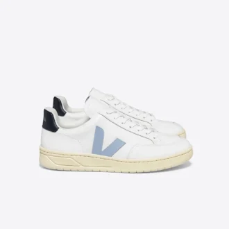 V-12 Leder Weiß Stahl Nautico