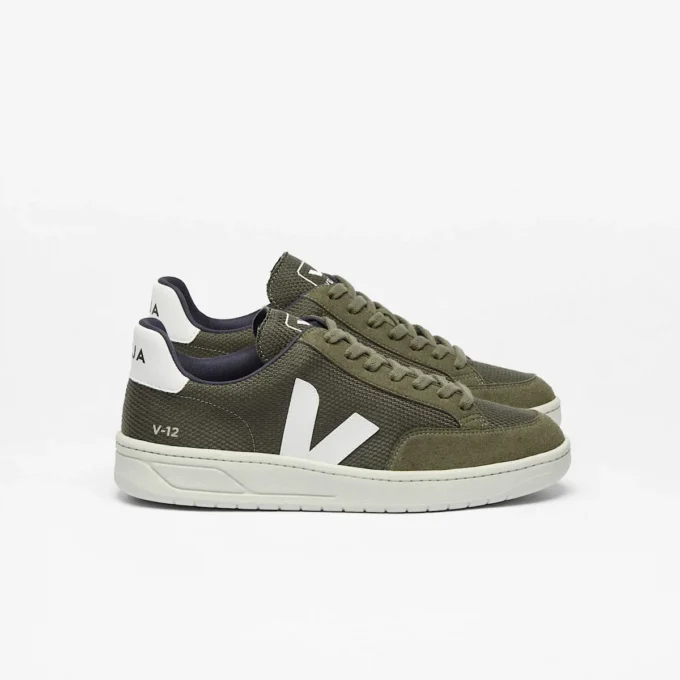 V-12 Vegan B-Mesh Olive White V-12 Vegan B-Mesh Olive White
