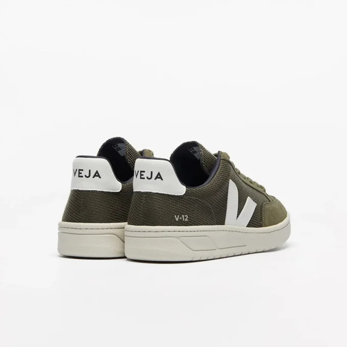 V-12 Vegan B-Mesh Olive White V-12 Vegan B-Mesh Olive White