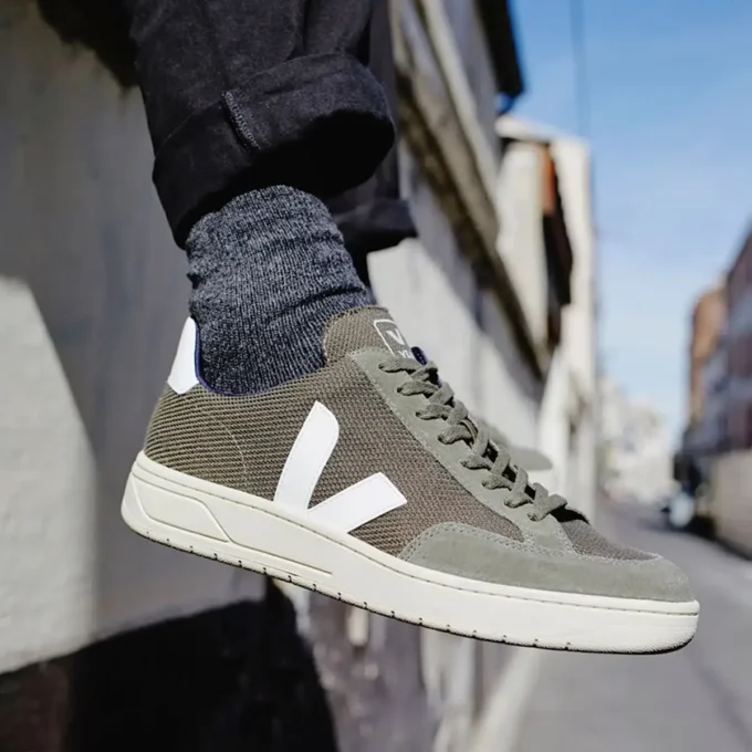 V-12 Vegan B-Mesh Olive White V-12 Vegan B-Mesh Olive White