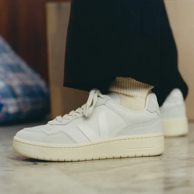 V-90 Leder Gravel White V-90 Leder Gravel White