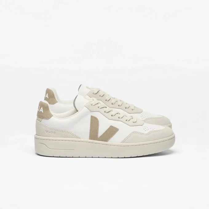 V-90 Leder Weiß Taupe V-90 Leder Weiß Taupe