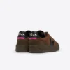 V-90 Wildleder Walnuss Schwarz
