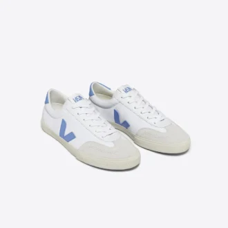 Volley Canvas Weiß Aqua