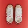 Volley Elastische Schnürsenkel Leder Weiß Pierre Pekin Bark Volley Elastische Schnürsenkel Leder Weiß Pierre Pekin Bark