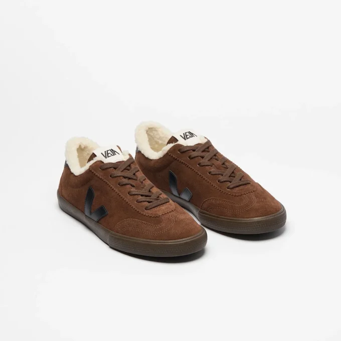 Volley Fured Wildleder Walnuss Schwarz Adler