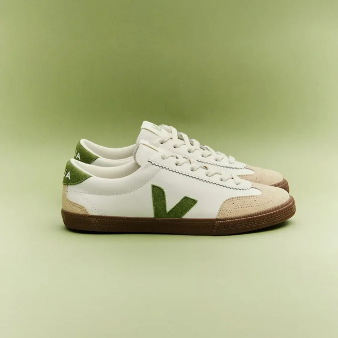 Volley Leder Weiß Kiwi Bark Volley Leder Weiß Kiwi Bark