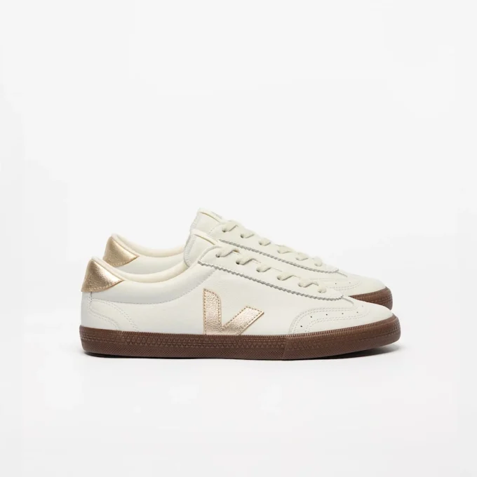 Volley Leder Weiß Platine Bark