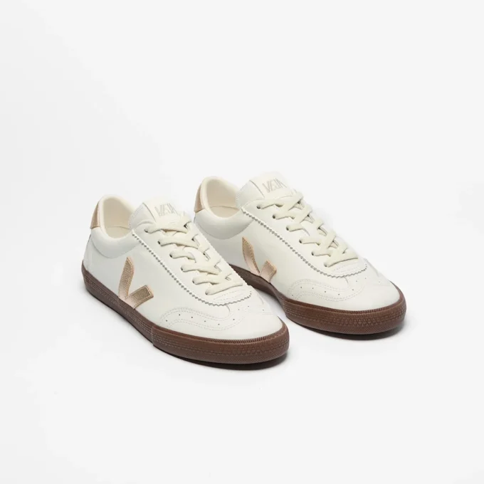 Volley Leder Weiß Platine Bark
