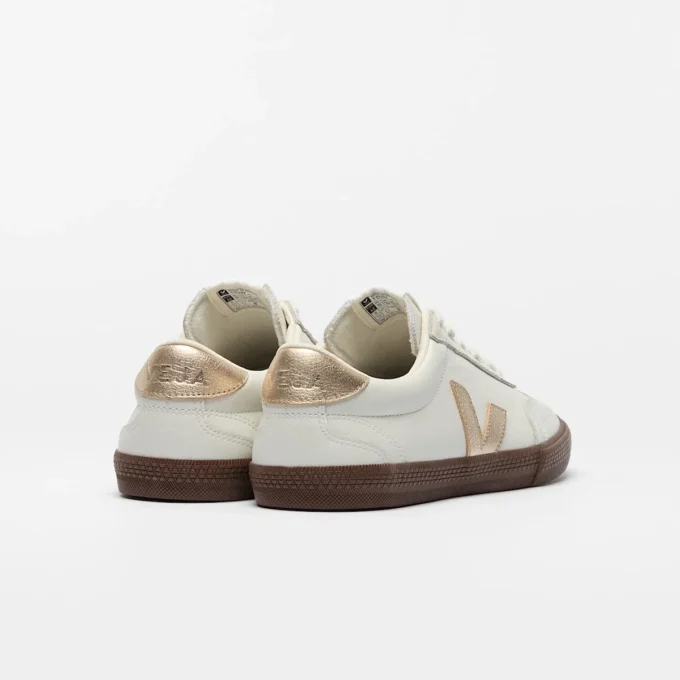 Volley Leder Weiß Platine Bark