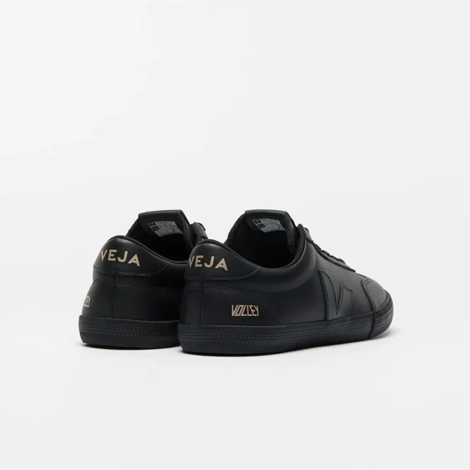 Volley Signature Leder Full Black Volley Signature Leder Full Black
