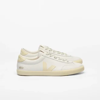Volley Signature Leder Weiß Calcaire